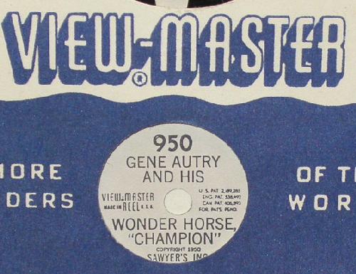 THREE VIEWMASTER REELS - COWBOYS