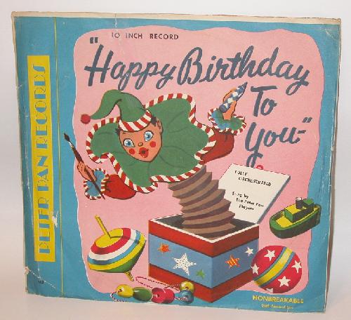 VINTAGE CHILDREN'S RECORD - HAPPY BIRTHDAY