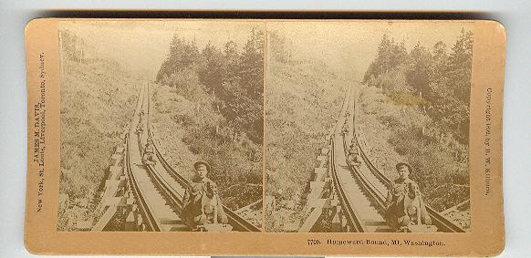 CHILD STEREOVIEW - HOMEWARD BOUND, MT. WASHINGTON
