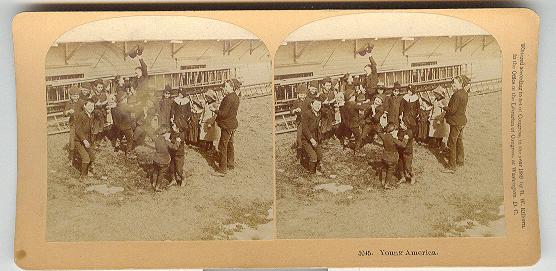 CHILD STEREOVIEW - YOUNG AMERICA