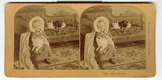 CHILD STEREOVIEW - LITTLE GRANDMA