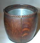 OAK TOBACCO JAR