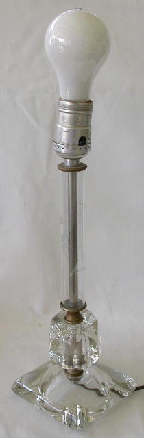 VERY NICE CRYSTAL TABLE LAMP
