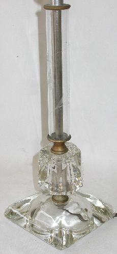 VERY NICE CRYSTAL TABLE LAMP