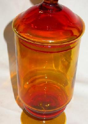 AMBERINA COVERED JAR