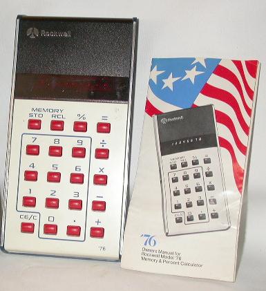 EARLY HAND HELD CALCULATOR