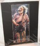 JERRY GARCIA IN CONCERT - MATTED ART PRINT