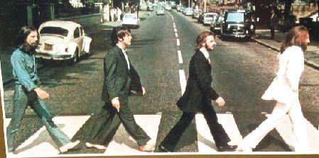 THE BEATLES - MATTED BIOGRAPHY ART