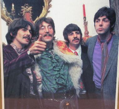 THE BEATLES - MATTED BIOGRAPHY ART