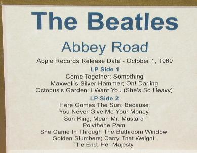 THE BEATLES - MATTED BIOGRAPHY ART