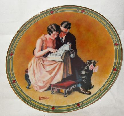 NORMAN ROCKWELL COLLECTOR PLATE -