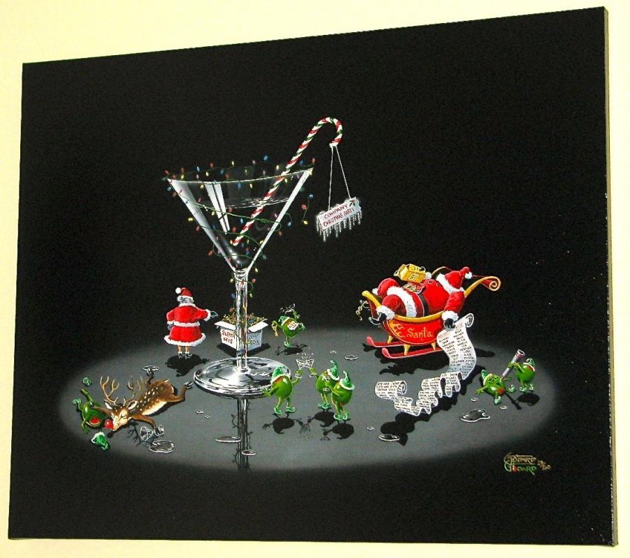 MICHAEL GODARD GICLEE - THE CHRISTMAS PARTY