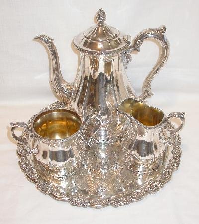 SILVER PLATE COFFEE SET