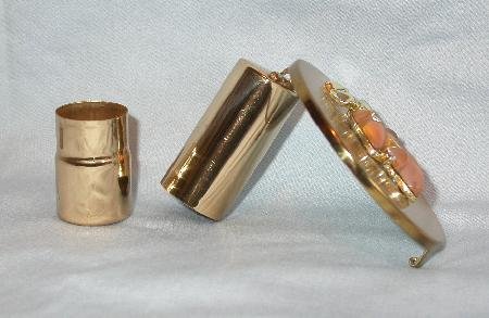 1950'S RHINESTONE LIPSTICK HOLDER