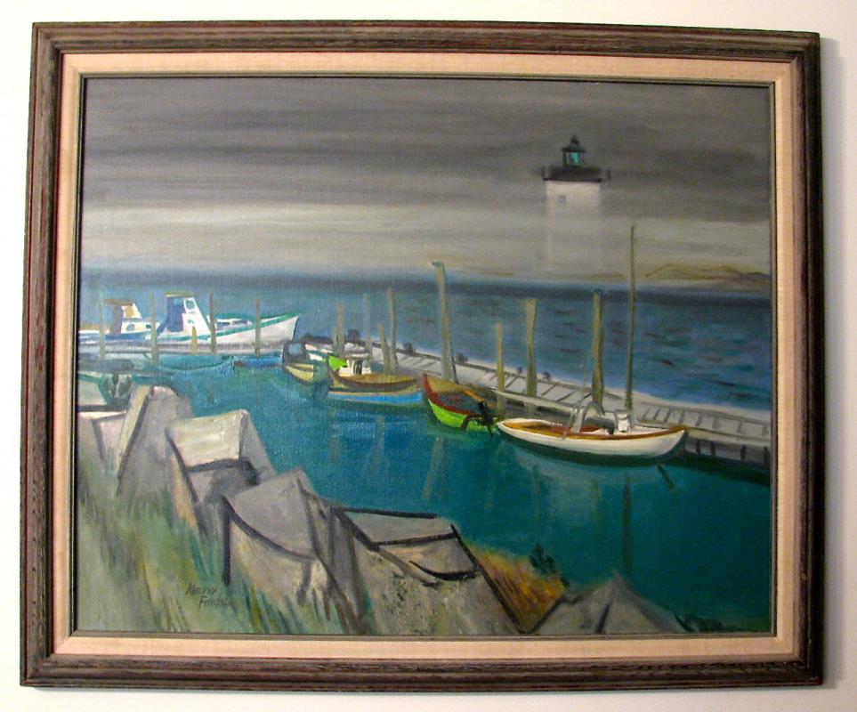 MAURICE FREEDMAN OIL ON CANVAS: