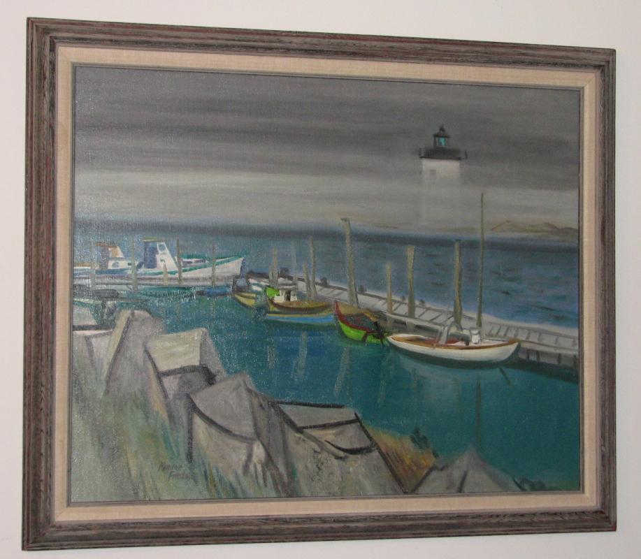 MAURICE FREEDMAN OIL ON CANVAS: