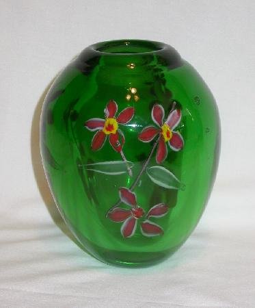 CASED GLASS VASE