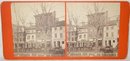 VERY EARLY STEREOVIEW - HAMPTON FREE PRESS NEWSPAPER OFFICE