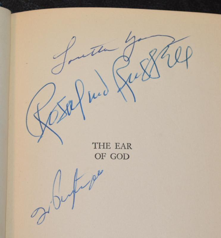 EAR OF GOD BOOK - AUTOGRAPHED BY 23 MOVIE STARS!