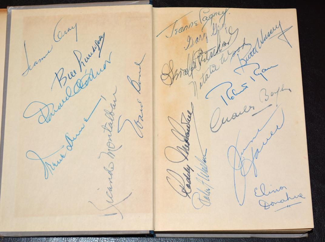 EAR OF GOD BOOK - AUTOGRAPHED BY 23 MOVIE STARS!