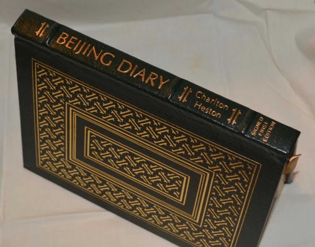 BEIJING DIARY BY CHARLTON HESTON - AUTOGRAPHED COPY!