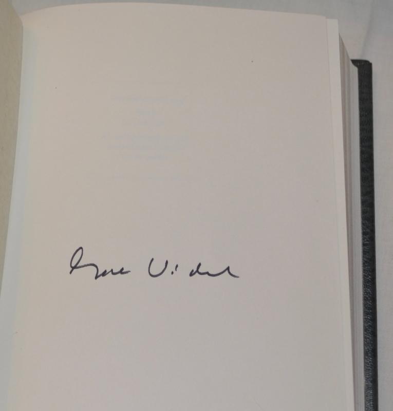 BURR BY GORE VIDAL - AUTOGRAPHED COPY!