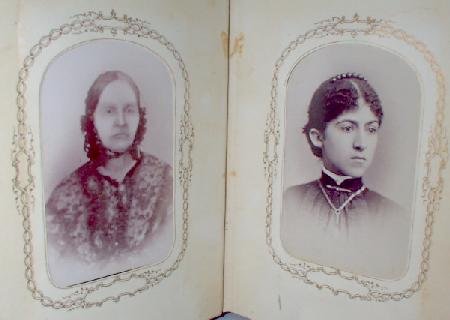 VICTORIAN PHOTO ALBUM FEATURING - CARTE DE VISITES