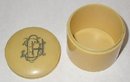 FRENCH IVORY (CELLULOID) ROUND BOX