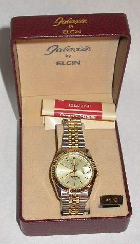 NEW IN BOX - ELGIN GALAXIE QUARTZ