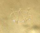 WESTMORLAND GLASS GRAPE PATTERN ASHTRAY