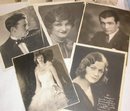 LOT OF EIGHT PHOTOS - 1930s MOVIE ACTORS
