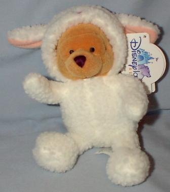 DISNEY'S - WINNIE THE POOH IN A CUTE LAMB COSTUME