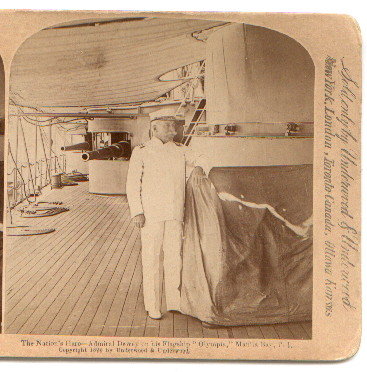 STEREOVIEW OF ADMIRAL DEWEY