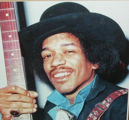 JIMI HENDRIX - MATTED BIOGRAPHY ART