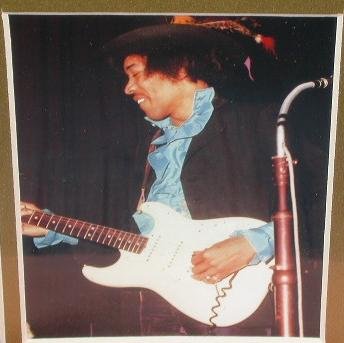 JIMI HENDRIX - MATTED BIOGRAPHY ART