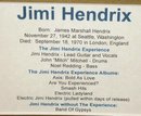 JIMI HENDRIX - MATTED BIOGRAPHY ART