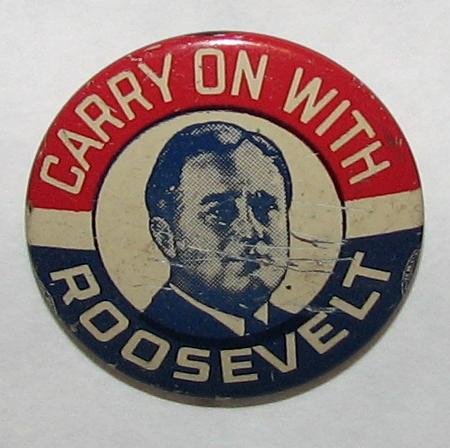 THREE FRANKLIN ROOSEVELT PINBACKS