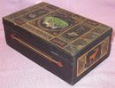 OUTSTANDING INLAID STRAW DECORATED BOX FROM AUSTRIA