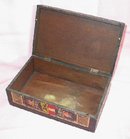 OUTSTANDING INLAID STRAW DECORATED BOX FROM AUSTRIA