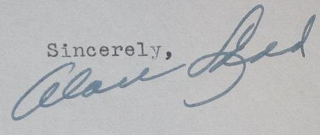 ALAN LADD AUTOGRAPHED MEMORABILIA