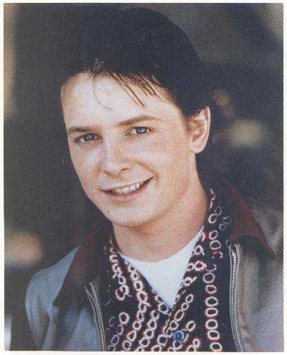 MICHAEL J. FOX - EARLY COLOR PHOTO