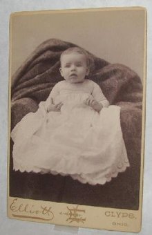 CUTE BABY IN HER CHRISTENING DRESS