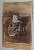 A VERY HAPPY BABY - VICTORIAN CABINET PHOTO