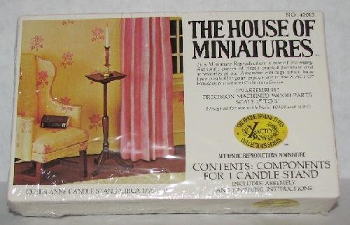 QUEEN ANNE CANDLE STAND BY HOUSE OF MINIATURES