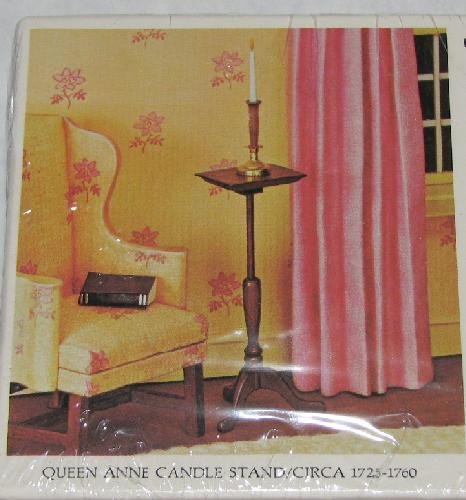 QUEEN ANNE CANDLE STAND BY HOUSE OF MINIATURES