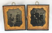 PAIR OF CASED TINTYPES