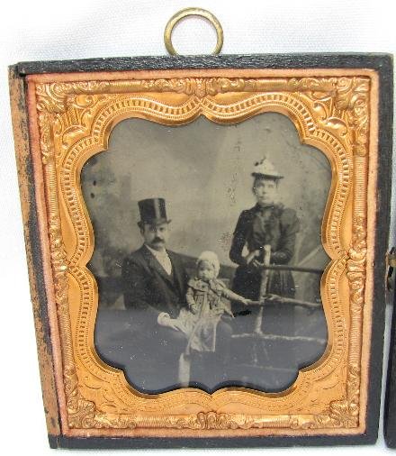 PAIR OF CASED TINTYPES