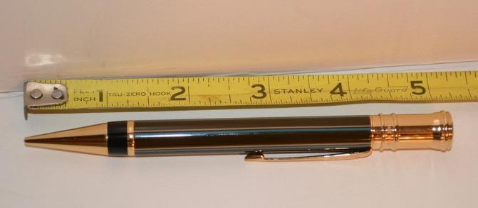 Parker - Duofold Chocolate Pinstripe Mechanical Pencil in Birdseye Maple Box