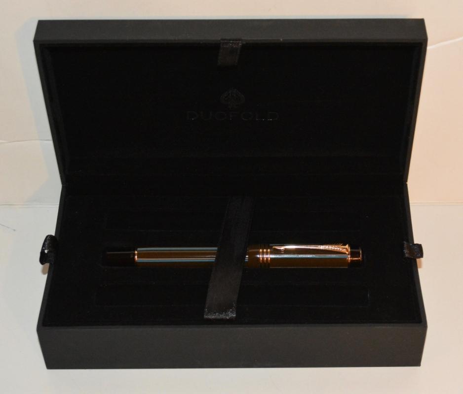 Parker - Duofold Chocolate Pinstripe Rollerball Pen