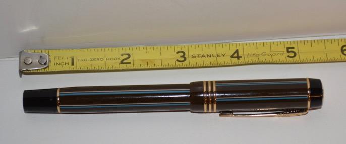 Parker - Duofold Chocolate Pinstripe Rollerball Pen